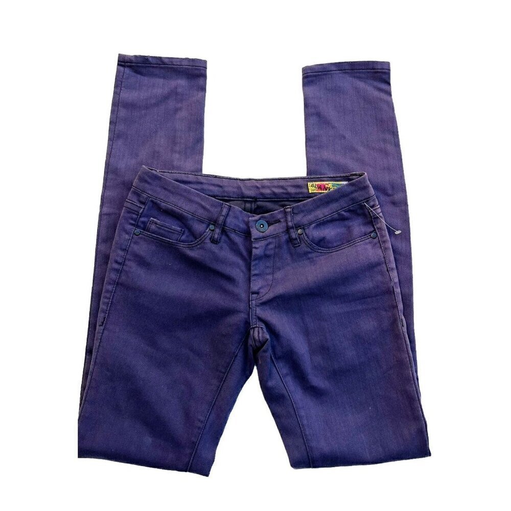 BLANKNYC Purple Cotton Blend Denim Slim Super Skinny Jeans NWOT